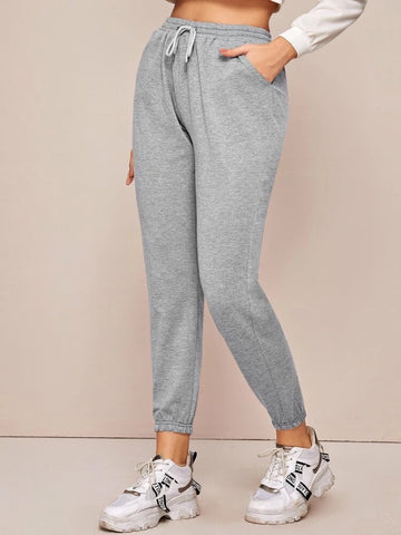 Teen Grey Cotton Sweatpant