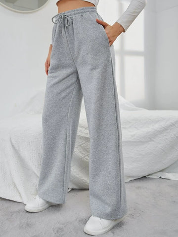 Teen Solid H.Grey Drawstring Jogger Pant