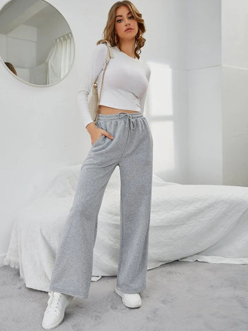 Teen Solid Drawstring Jogger Pant