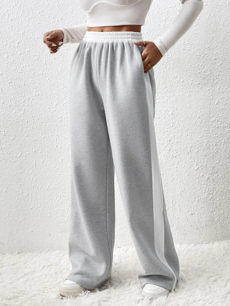 Teen Solid Two Tones Sweatpants